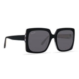 Patricia Nash Womens Jackie Black and Gold Sunglasses