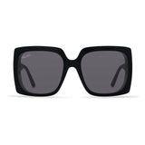 Patricia Nash Womens Jackie Black and Gold Sunglasses