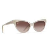 Patricia Nash Womens Kelly Cream Brown Sunglasses