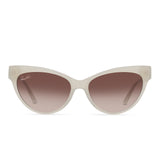 Patricia Nash Womens Kelly Cream Brown Sunglasses