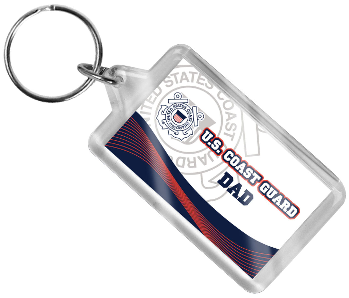 Coast Guard Keychain - Dad