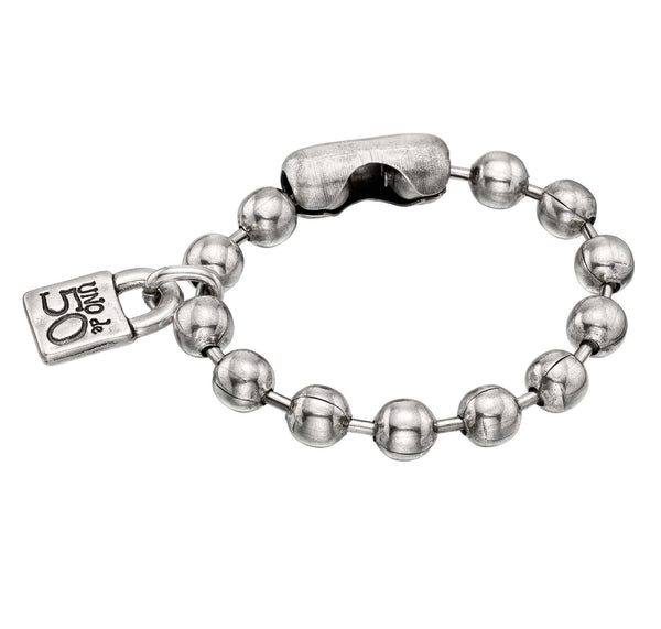 UNOde50 Snowflake Silver Plated Bracelet - Medium