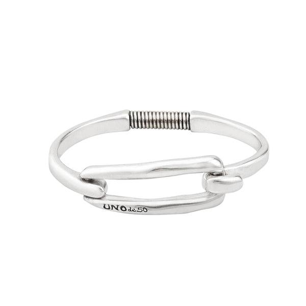 UNOde50 Tied Silver Plated Bracelet - Medium