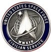Vanguard SF Lapel Pin US Space Force Civilian Service