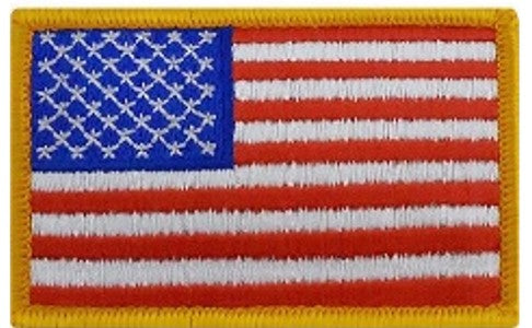 Vanguard American Flag 2x3 Gold W/Hook