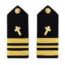 Vanguard CG Hard Shoulder Board Male LCDR Christian Chaplain