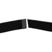 Vanguard Belt Male Black Cotton Black Tip