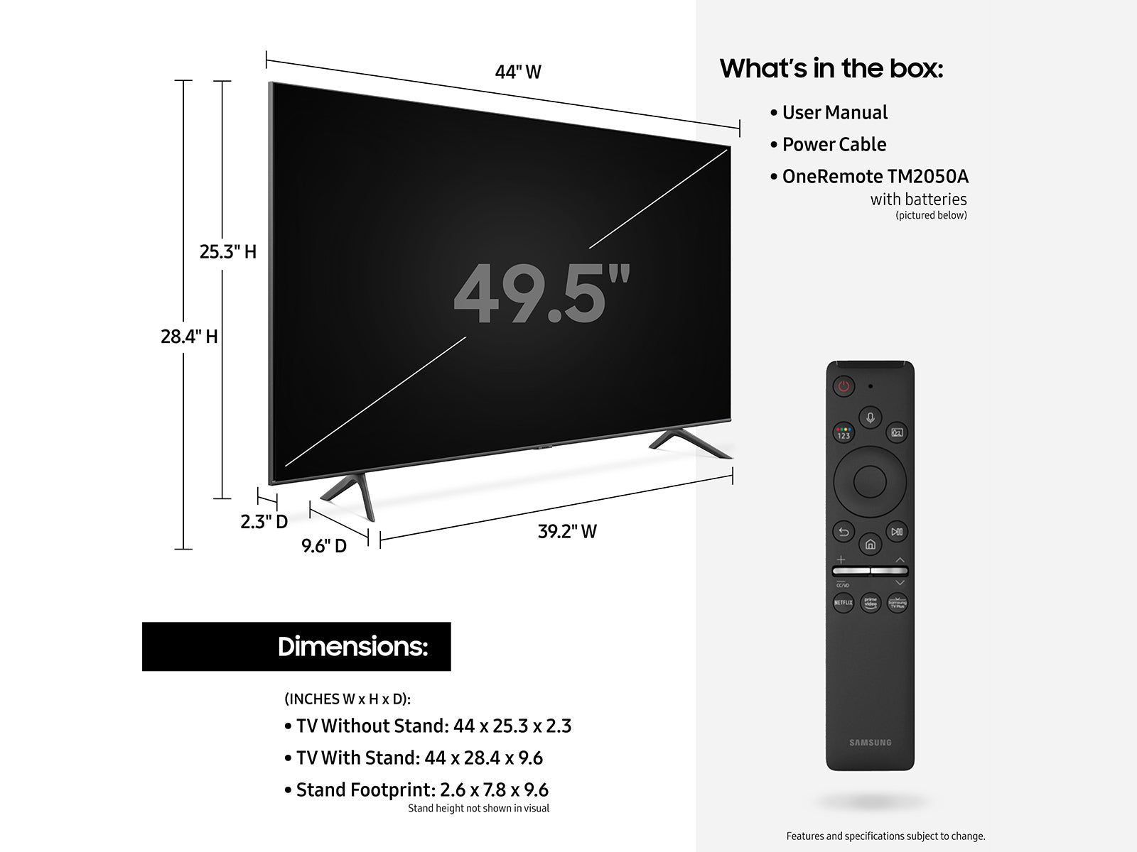 Samsung 50" Class Q60T QLED 4K UHD HDR Smart TV (2020)