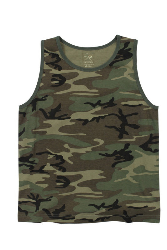 Rothco Vintage Woodland Camo Tank Top - Size 2XL