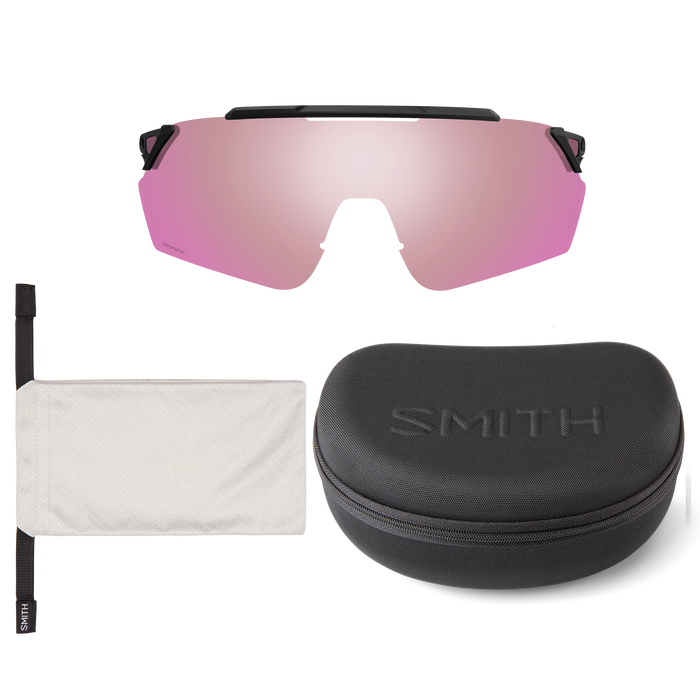 Smith Ruckus Matte Black Frame - ChromaPop Opal Mirror Lens - Polarized Sunglasses