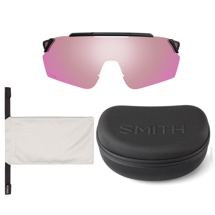 Smith Ruckus Matte Black Frame ChromaPop Opal Mirror Lens