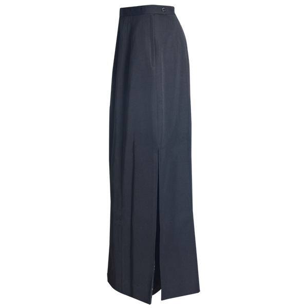 Female Dinner Dress Blue Long Skirt