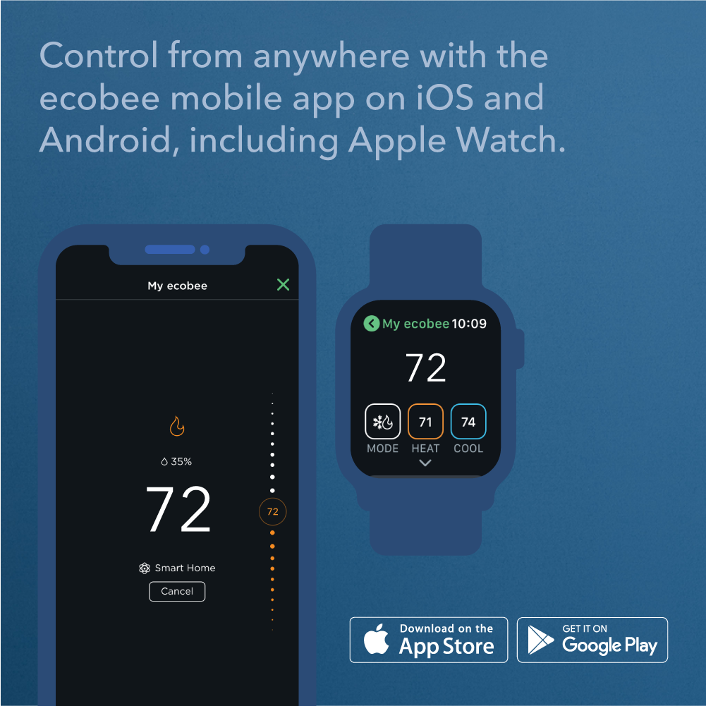 ecobee SmartThermostat with Voice Control