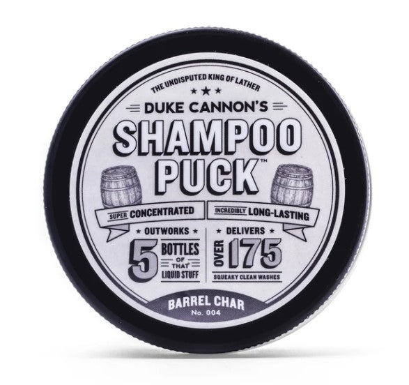 DUKE CANNON Shampoo Puck - Barrel Char No. 004