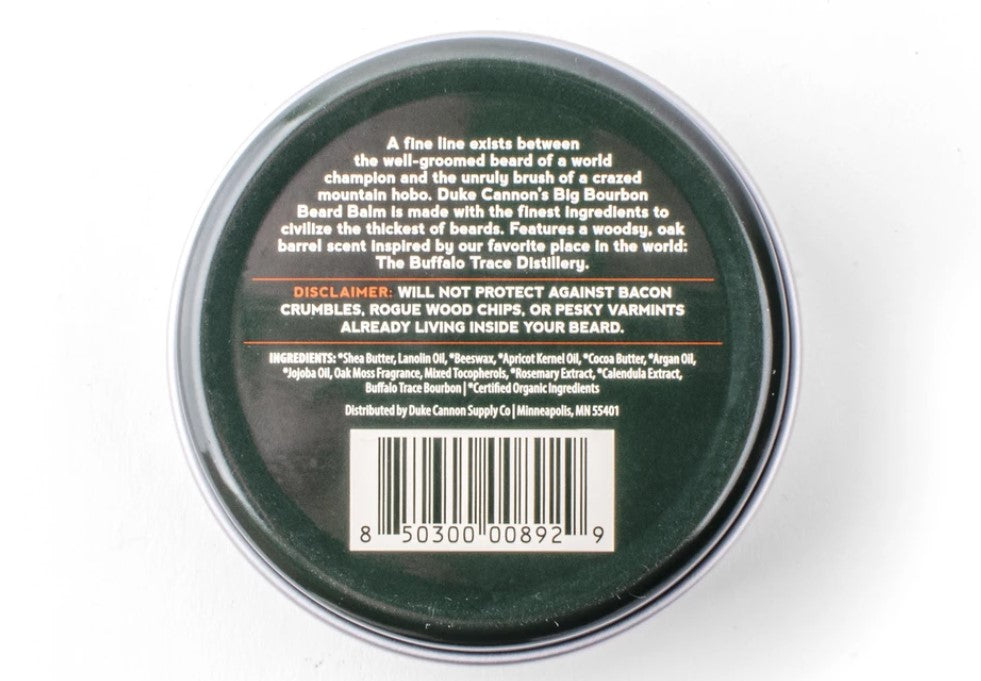 DUKE CANNON Big Bourbon Beard Balm