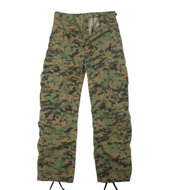 Rothco Mens Vintage Camo Paratrooper Fatigue Pants