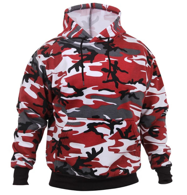 Rothco Mens Camo Pullover Hooded Sweatshirt