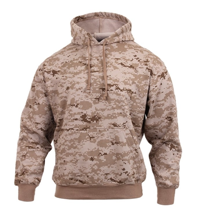 Rothco Mens Camo Pullover Hooded Sweatshirt