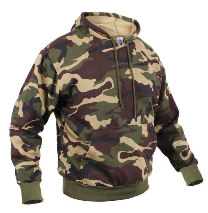 Rothco Mens Camo Pullover Hooded Sweatshirt