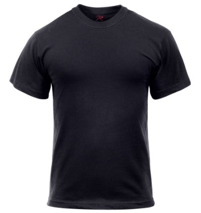 Rothco Mens Solid Color Cotton/Polyester Blend Military T-Shirt