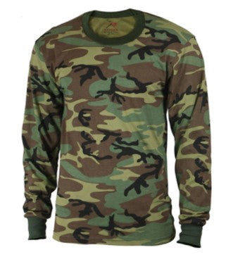 Rothco Youth Long Sleeve Camo T-Shirt