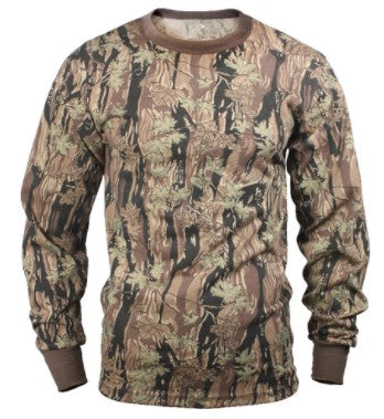 Rothco Mens Camo Long Sleeve T-Shirt