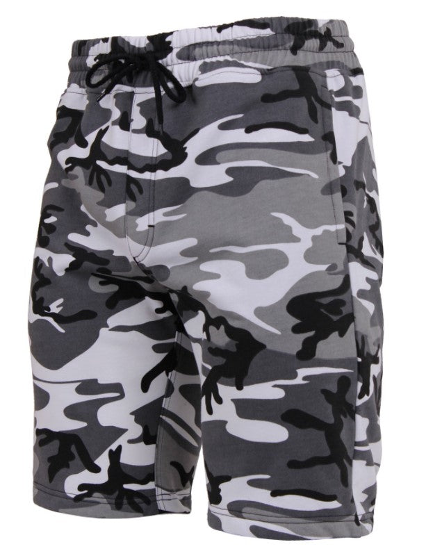 Camo sweat shorts mens on sale