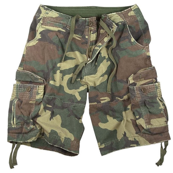 Rothco Mens Vintage Camo Infantry Utility Shorts - Size 2XL