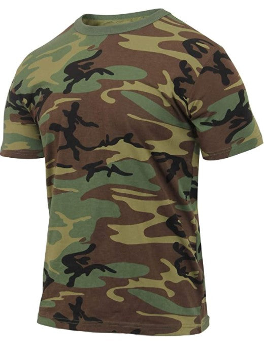Rothco Mens Athletic Fit Camo Short Sleeve T-Shirt - 2XL