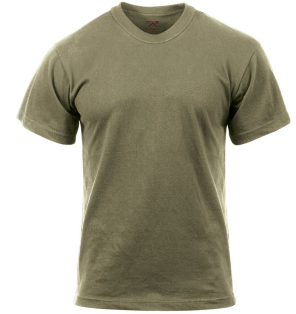 Rothco Mens Solid Color 100% Cotton T-Shirt - Coyote Brown - Size 2XL