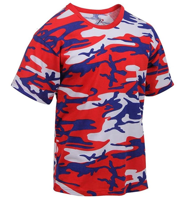 Rothco Mens Colored Camo Short Sleeve T-Shirt - 2XL