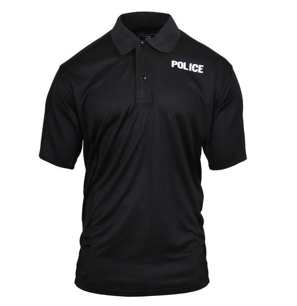 Rothco Mens Moisture Wicking Police Polo Shirt - Size 2XL