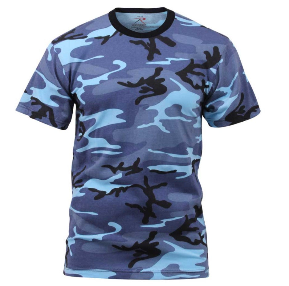 Rothco Mens Colored Camo Short Sleeve T-Shirt - 3XL