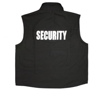 Rothco Mens Security Ranger Vest - Black - Size 3XL