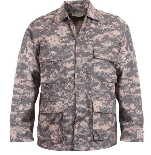 Rothco Mens Digital Camo BDU Shirt - 2XL