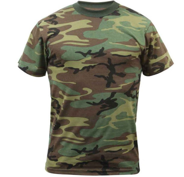 Rothco Mens Camo Short Sleeve T-Shirt - 3XL