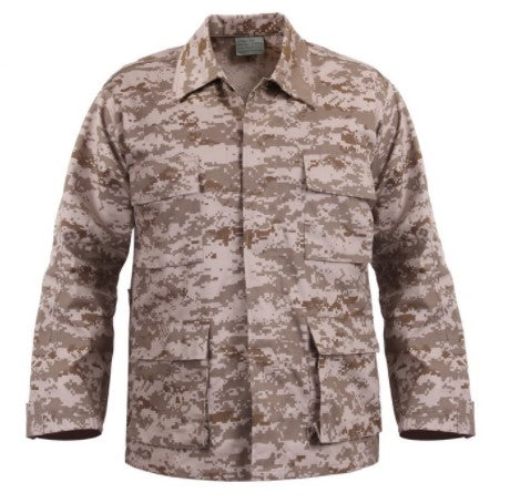 Rothco Mens Digital Camo BDU Shirt - 2XL