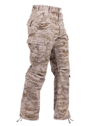 Rothco Mens Vintage Camo Paratrooper Fatigue Pants - Size 2XL