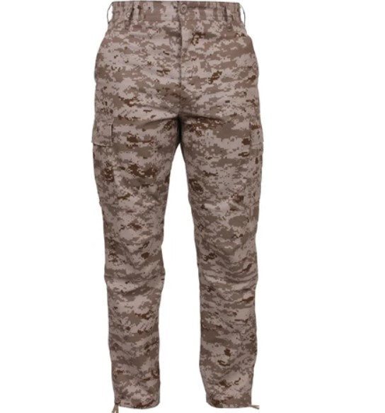 Rothco Mens Digital Camo Tactical BDU Pants - Desert Digital Camo - Size 2XL