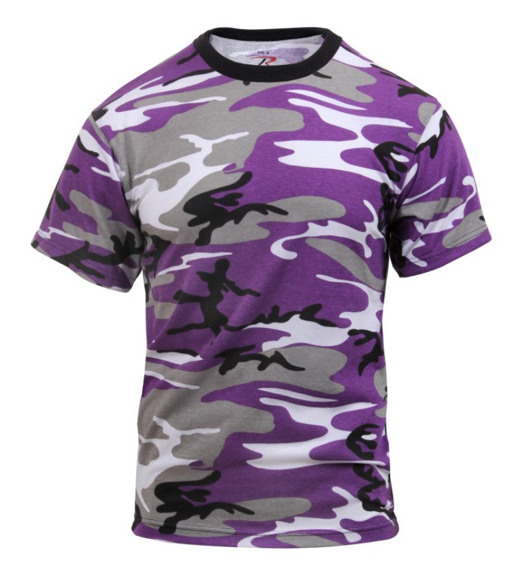 Rothco Mens Colored Camo Short Sleeve T-Shirt - 2XL