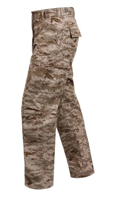 Rothco Mens Digital Camo Tactical BDU Pants - Desert Digital Camo - Size 3XL