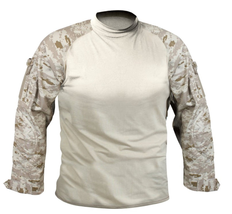 Rothco Mens Military NYCO FR Fire Retardant Combat Shirt - Desert Digital Camo - Size 3XL