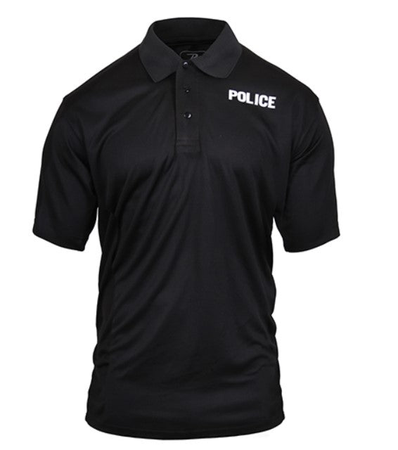 Rothco Mens Moisture Wicking Police Polo Shirt - Size 3XL