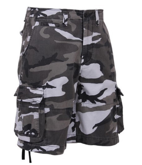 Rothco Mens Vintage Camo Infantry Utility Shorts - Size 2XL