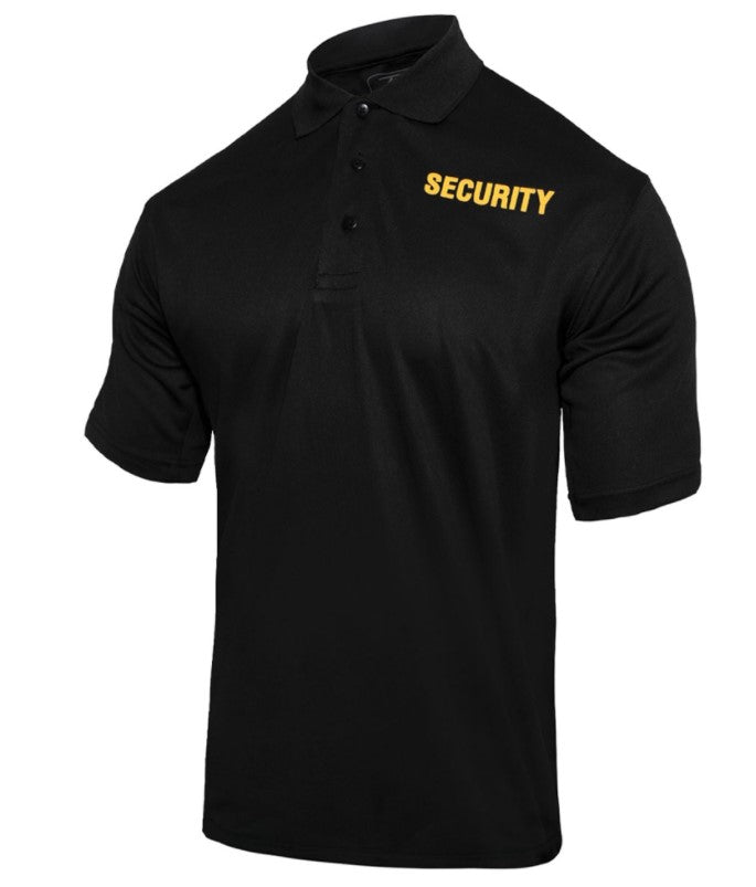 Rothco Mens Moisture Wicking Security Polo Shirt - Size 3XL