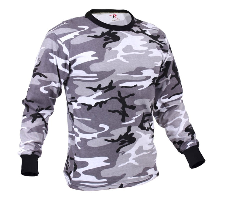 Rothco Mens Long Sleeve Colored Camo T-Shirt - Size 2XL