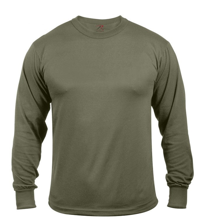 Rothco Mens Moisture Wicking Long Sleeve T-Shirt - Size 2XL