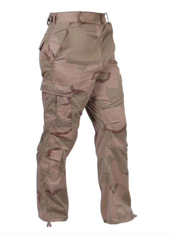 Rothco Mens Vintage Camo Paratrooper Fatigue Pants - Size 2XL