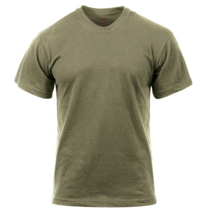 Rothco Mens Athletic Fit Solid Color Military Short Sleeve T-Shirt - 2XL