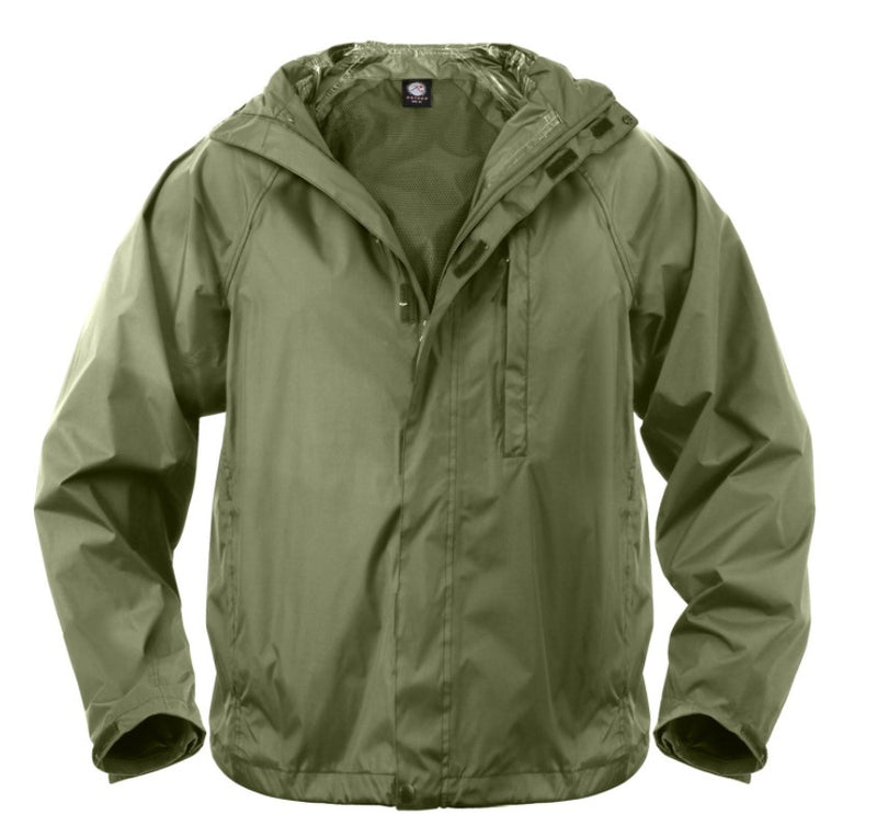 Rothco Mens Packable Rain Jacket - Size 3XL
